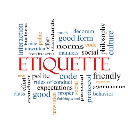 Workplace etiquette training